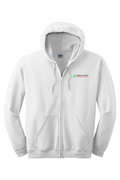 The Best Things Are Vegan - Zip up Hoodie Rasta colors