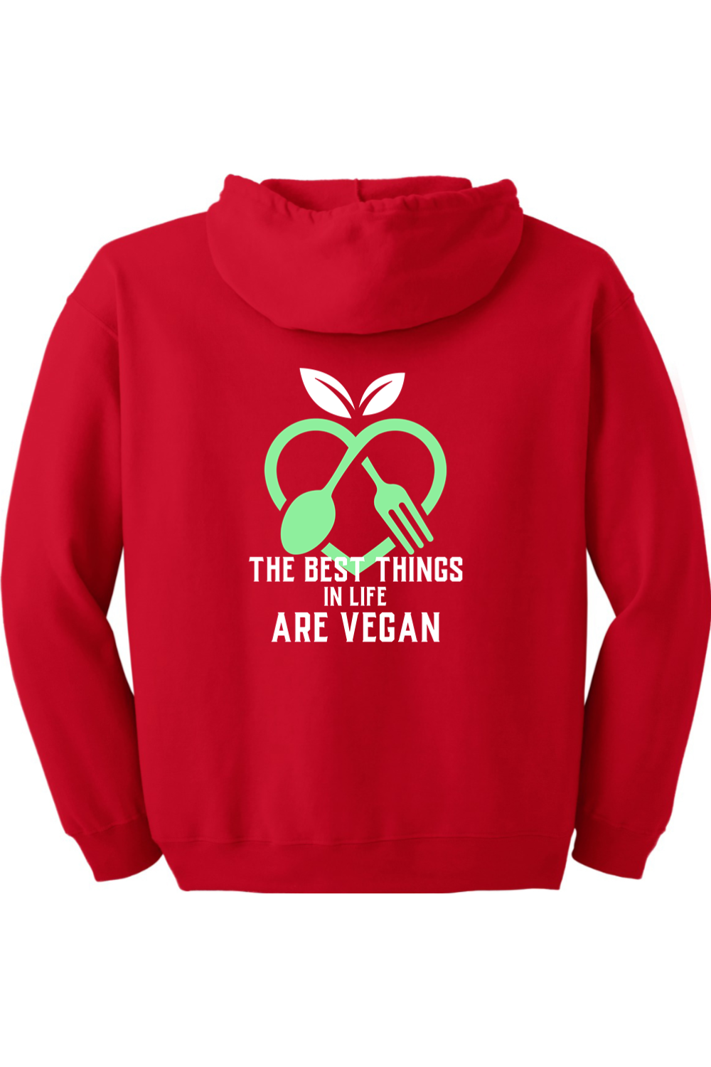 The Best Things Are Vegan - Zip up Hoodie