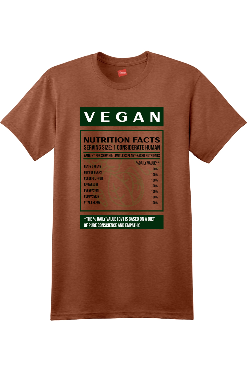 Vegan Nutrition Label