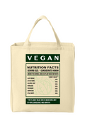Nutrition Label Grocery Tote