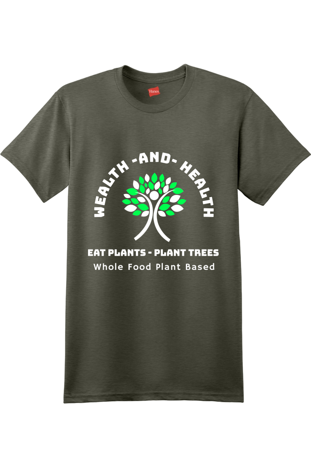 Grow Wealth Plant Health Shirt - White