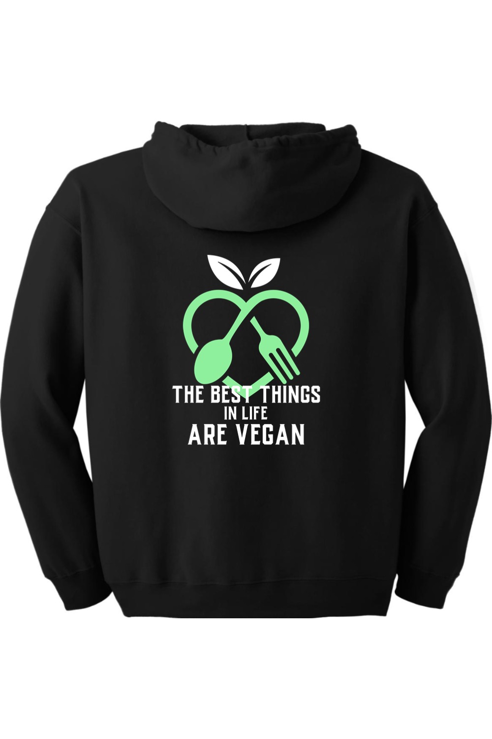 The Best Things Are Vegan - Zip up Hoodie