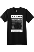 Vegan Nutrition Label Shirt