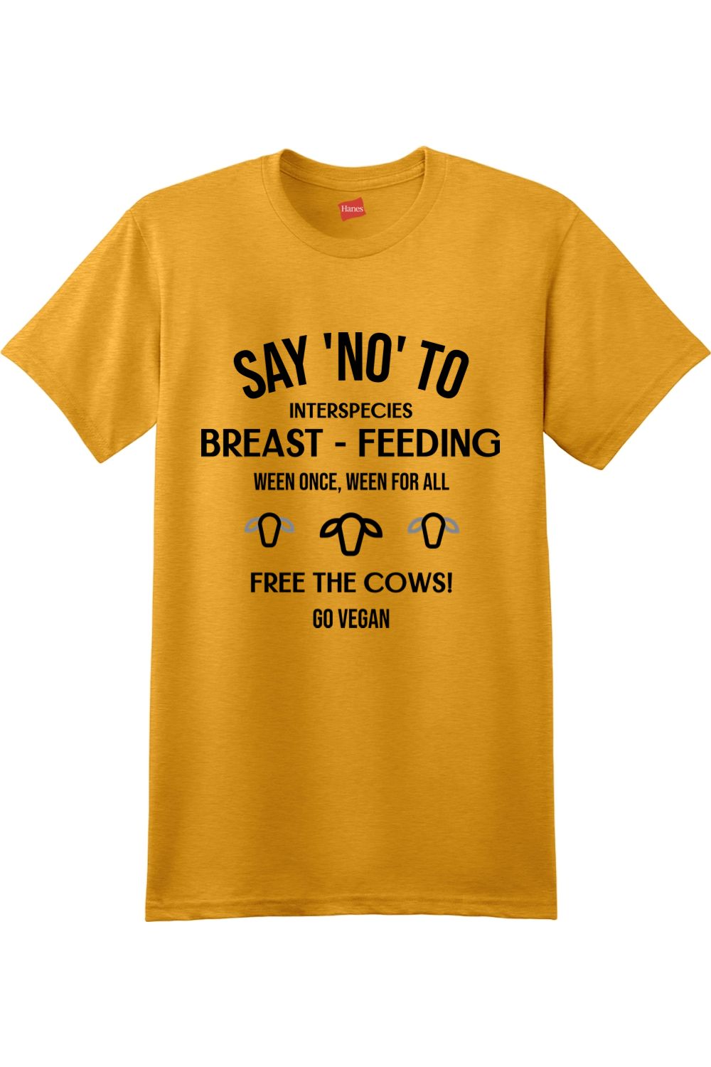 Free the Cows: Say No - Black