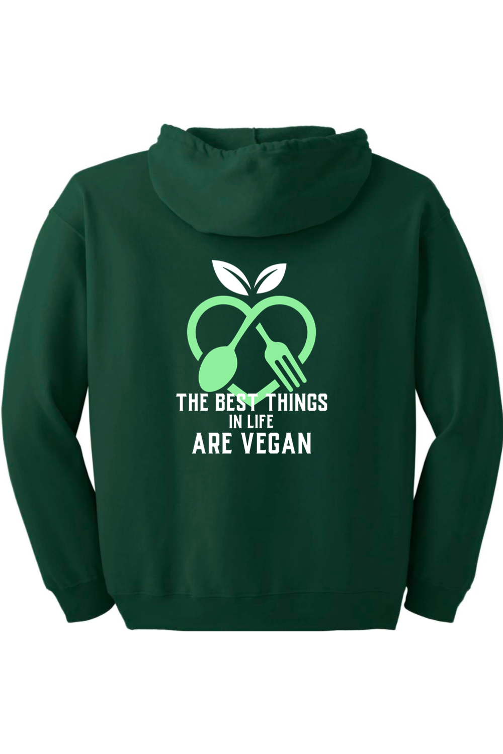 The Best Things Are Vegan - Zip up Hoodie