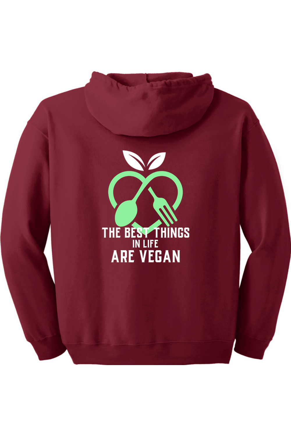 The Best Things Are Vegan - Zip up Hoodie