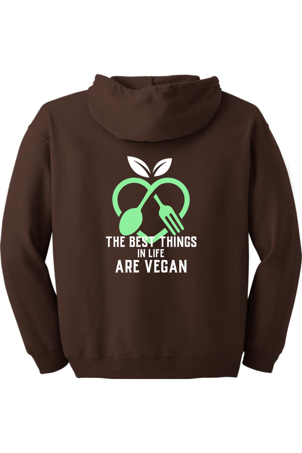 The Best Things Are Vegan - Zip up Hoodie